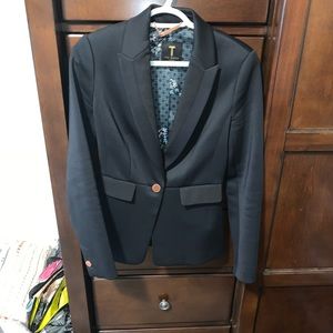Ted baker black blazer (scuba material)